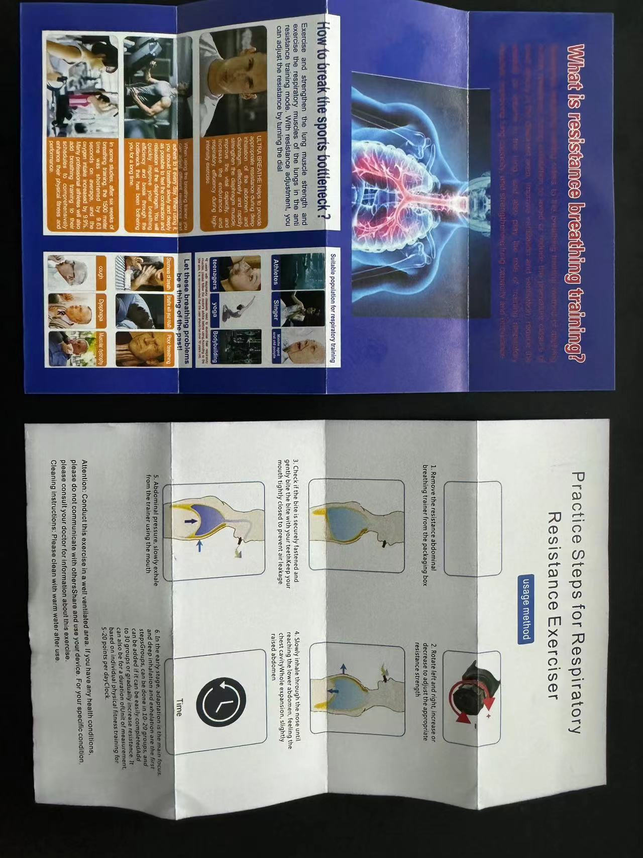 Portable Fitness Trainer for Lung Capacity Training