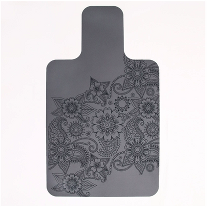 Printed Suede Pilates Core Rubber Yoga Mat with Grip
