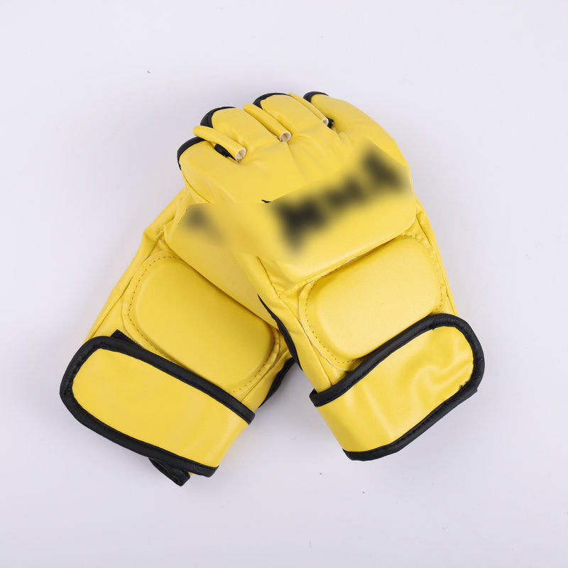 Half-Finger MMA Gloves for Adults and Kids MMA Training