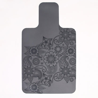 Printed Suede Pilates Core Rubber Yoga Mat with Grip