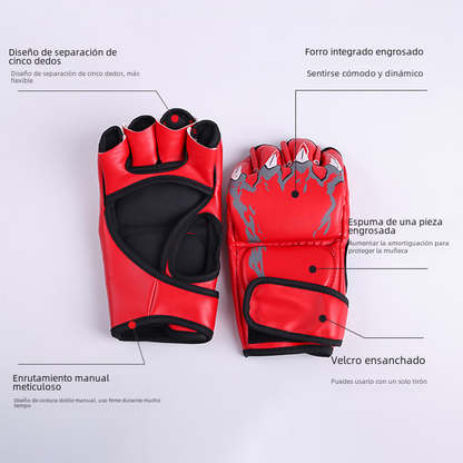 Half-Finger MMA Gloves for Adults and Kids MMA Training