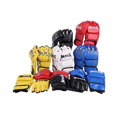Half-Finger MMA Gloves for Adults and Kids MMA Training