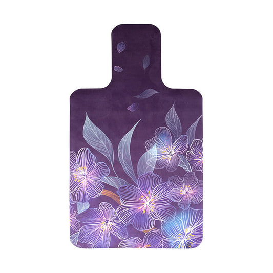 Printed Suede Pilates Core Rubber Yoga Mat with Grip