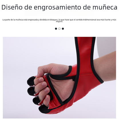 Half-Finger MMA Gloves for Adults and Kids MMA Training