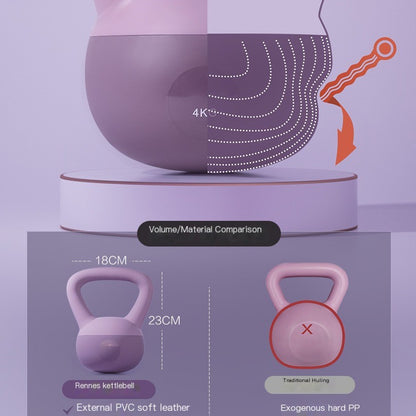 Kettlebell for Women's Home Fitness and Strength Training