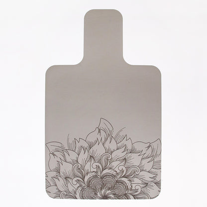 Printed Suede Pilates Core Rubber Yoga Mat with Grip
