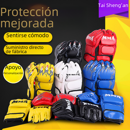 Half-Finger MMA Gloves for Adults and Kids MMA Training